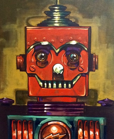 Image of "VOLTA-3000" by Mike Bell, Original (18" x 24")