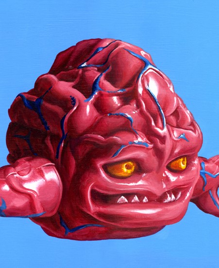 Image of "BANISHED FROM DIMENSION X" by Blain Hefner- Original (12" x 16")