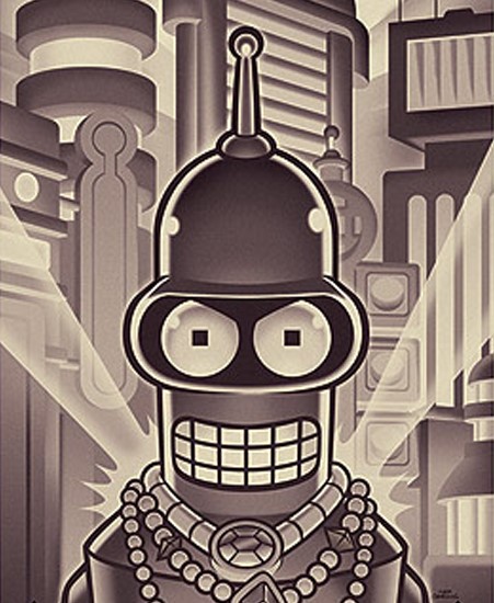 Image of "Bender's Big Score" Lithograph- Paper (17" x 32")