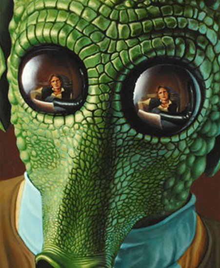 Image of "Greedo" by Christian Waggoner- Canvas (14" x 28")