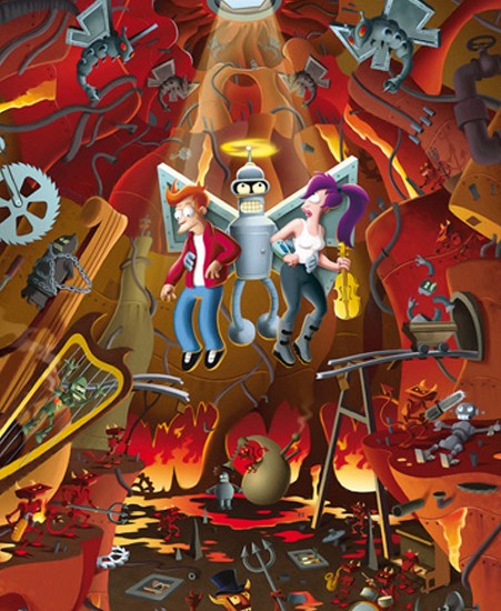 Image of "Escape from the Bowels of Hellish Delight"- Paper (13" x 19")
