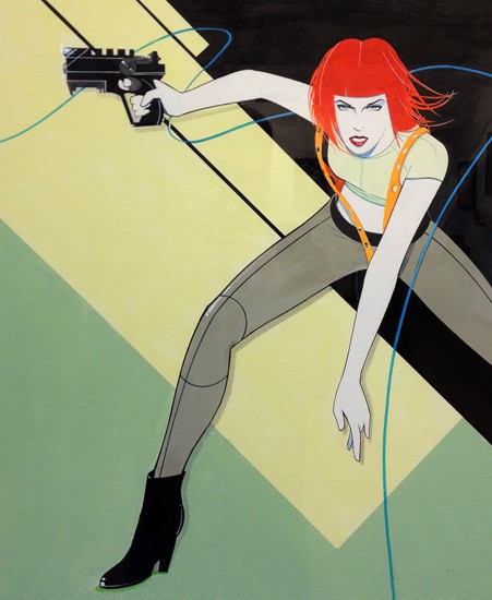 Image of "Leeloo" by Craig Drake- Acrylic on Board (18" x 22")
