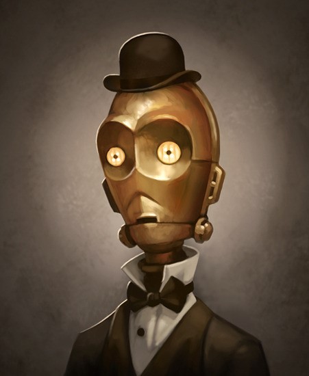 Image of "Metal Man" by Greg Peltz- Paper (9" x 13")