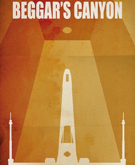 Image of "Beggar&#x27;s Canyon" by Jason Christman- Paper (13" x 19")