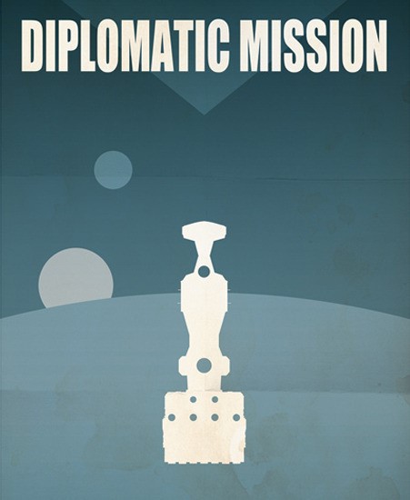 Image of "Diplomatic Mission" by Jason Christman- Paper (13" x 19")