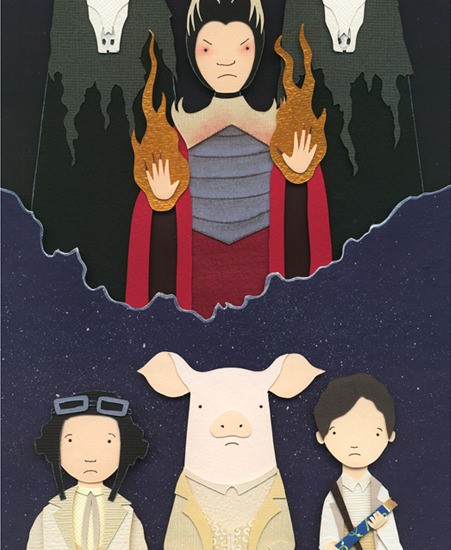 Image of "Time Bandits" by Meghan Stratman- Original (6" x 10") 