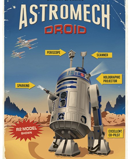Image of "Astromech Droid" by Steve Thomas- Paper (13" x 19")