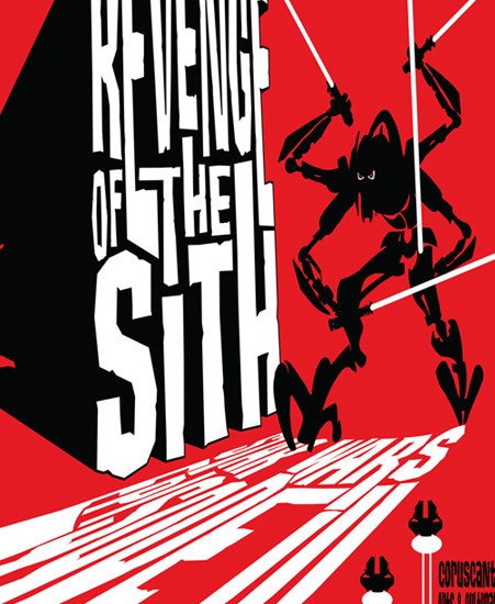Image of "Revenge of the Sith" by James Silvani- Screen Print (16" x 24")