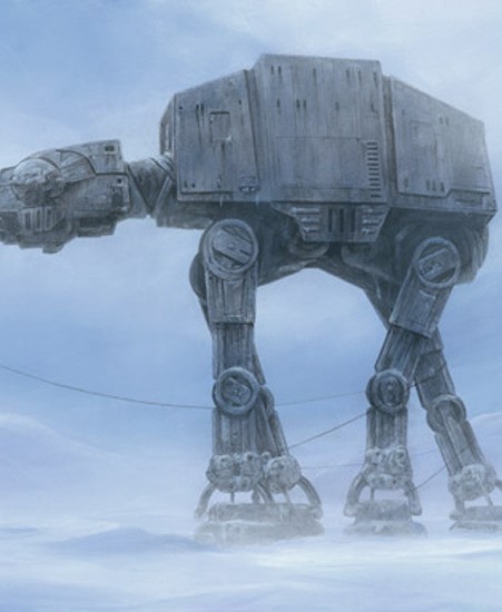 Image of "Walker Invasion" by William Silvers- Canvas (15" x 30")