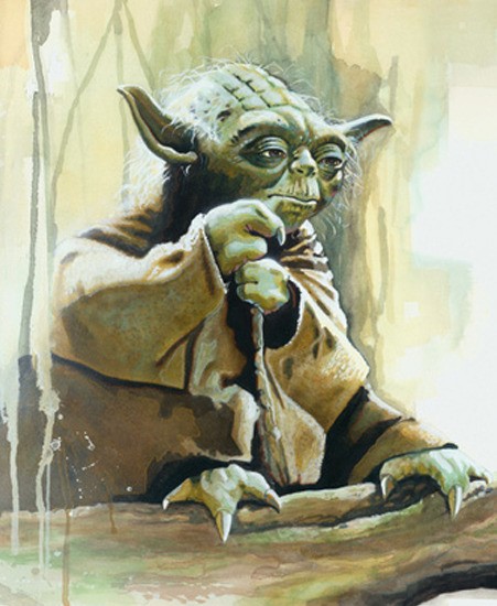 Image of "Size Matters Not" by Brian Rood- Canvas (18" x 24")