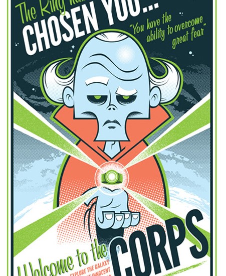 Image of "You Have Been Chosen" by Scott Derby- Screenprint (12" x 18") 