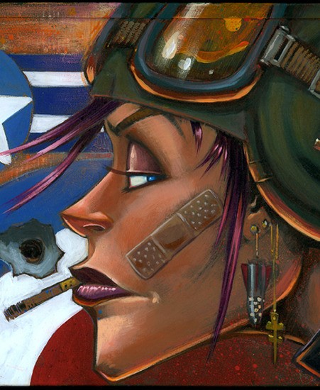 Image of "Tank Girl & Booga" by Augie Pagan- Original