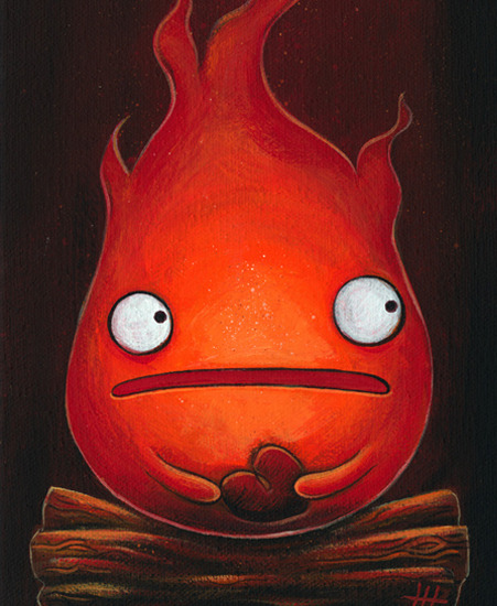 Image of "Calcifer's Secret" by Justin Hillgrove- Original SOLD/Print Available