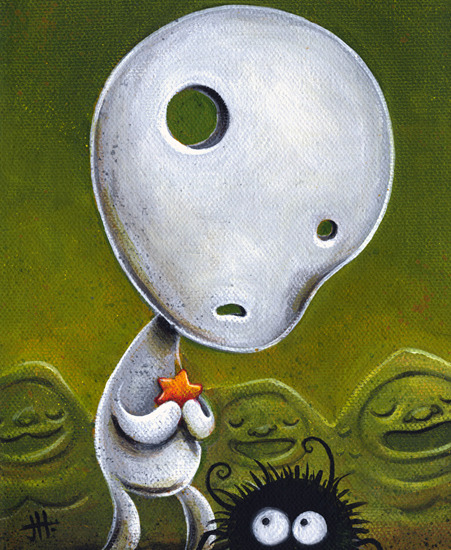 Image of "Kodama 2" by Justin Hillgrove- Original SOLD/Print Available