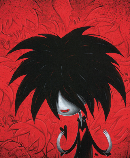 Image of "Friday I'm In Love" by Justin Hillgrove- Canvas (8" x 8") SOLD