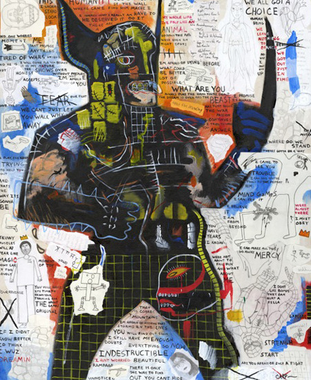 Image of "Wolverine Basquiat" by Mike Capp- Original SOLD/Print Available