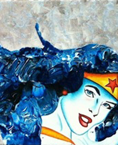 Image of "Wonder Woman" by Mike Capp- Original SOLD