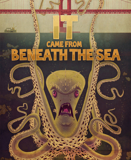 Image of "It Came From..." by James Gilleard- Paper (9" x 18")
