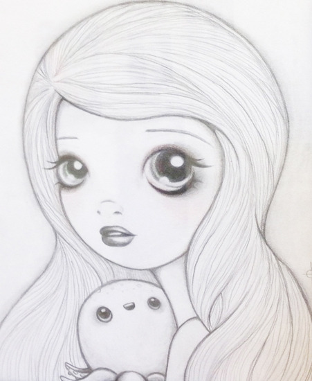 Image of "Baby Taco" by Tomi Monstre- Original (8" x 10")