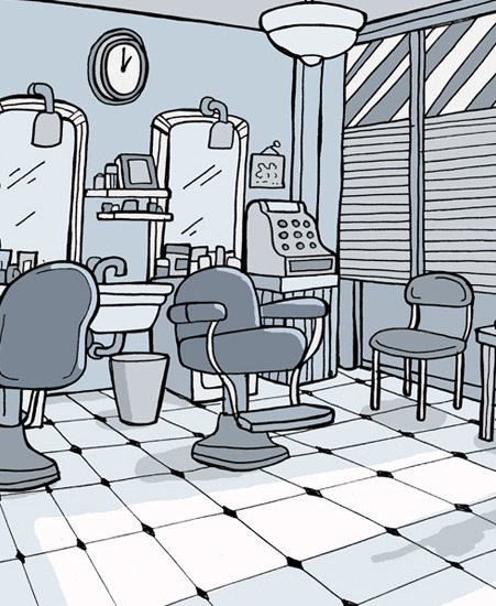 Image of "The Man Who Wasn't There" by Pete McKee- Paper (18" x 24")