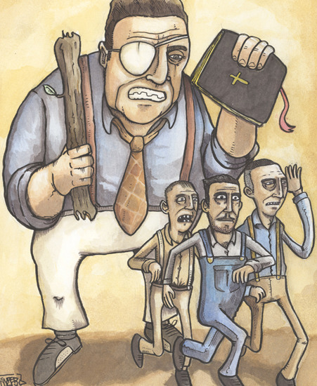 Image of "On the Run..." by Super Ugly- Original (16" x 20")