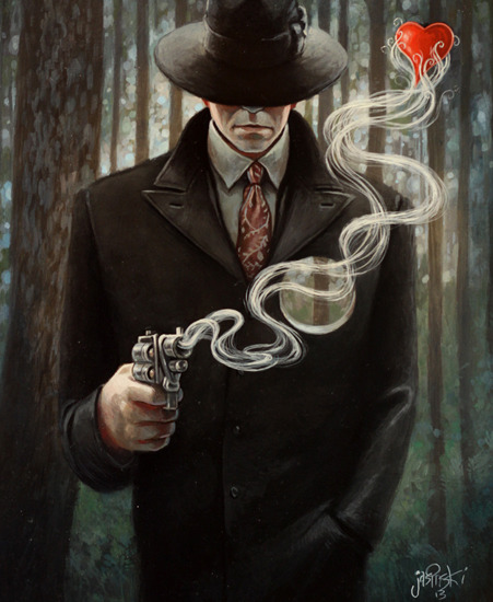 Image of "WHAT HEART?" by Aaron Jasinski- Original (11" x 14") SOLD