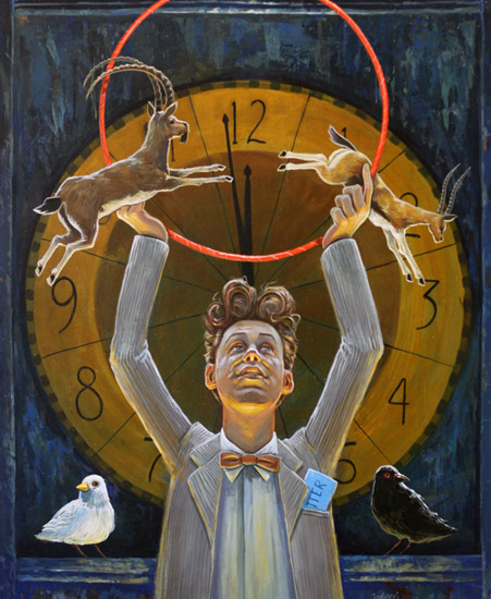 Image of "Charmic Theory..." by Aaron Jasinski- Original (18" x 24") SOLD