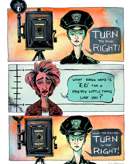Image of "Turn to the Right!" by Levi Hastings- Paper (11" x 14")