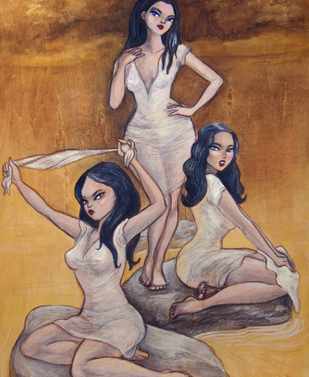 Image of "You And Me..." by Daisy Church- Original (12" x 16")