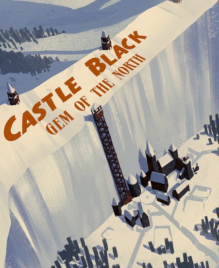 Image of "CASTLEBLACK" by Marco Cardonna- Print (13" x 19")