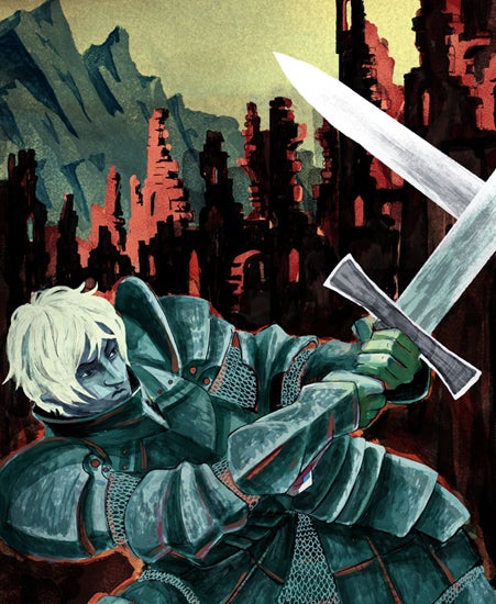 Image of "THE MAID OF TARTH" by Levi Hastings - Print (16"x 20")
