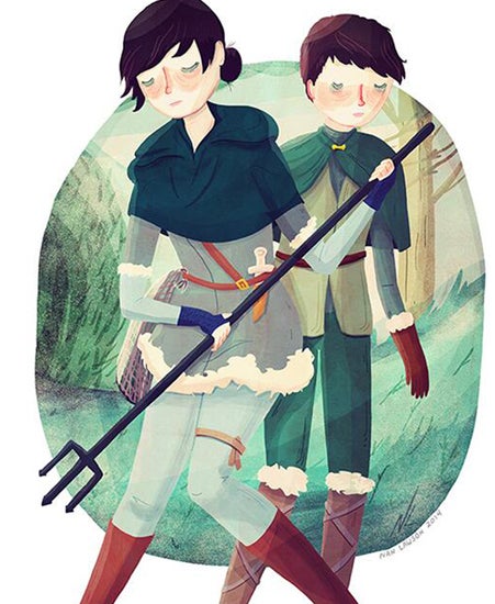 Image of "THE REEDS" by Nan Lawson- Giclee Print (8" x 10")