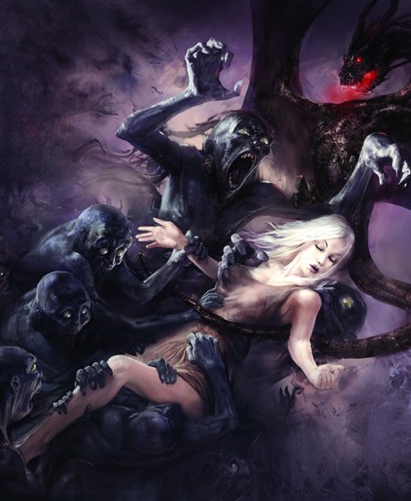 Image of "WARLOCKS" by Marc Simonetti - Giclee Print (16" x 16")