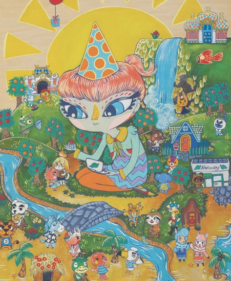 Image of "HOME AWAY FROM HOME" by Rhodora Jacob, Original/Print (18" x 24")