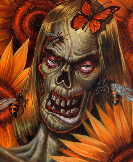 Image of "ZOMBIE SUMMER" by Augie Pagan, Print (8" x 10")