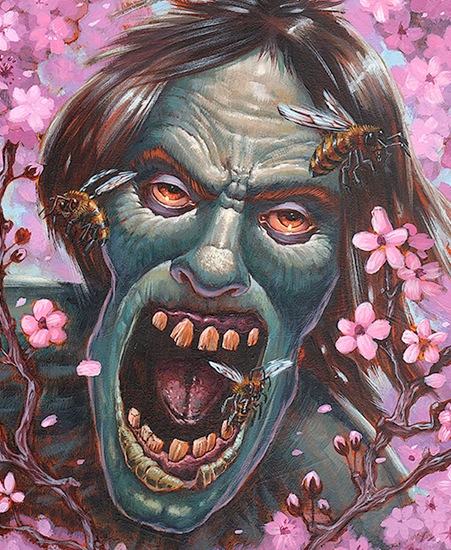 Image of "ZOMBIE SPRING" by Augie Pagan, Print (8" x 10")