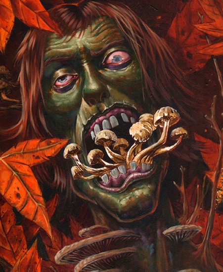 Image of "ZOMBIE FALL" by Augie Pagan, Print (8" x 10")