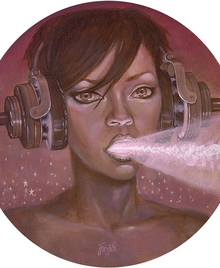 Image of "AMPLIFICATION SYSTEM" by Aaron Jasinski, Print (9" x 9")