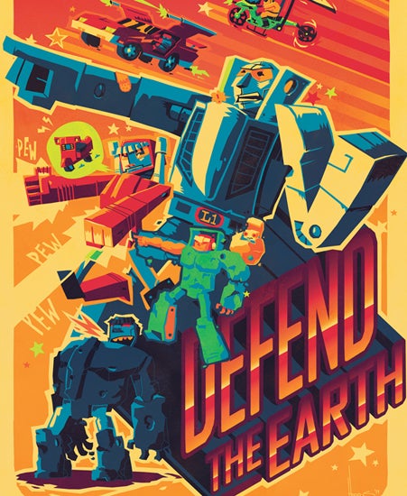 Image of "DEFEND!" by Adam Hoppus, Paper (13" x 19")