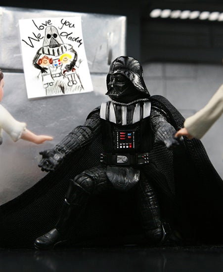 Image of "BEST DAD IN THE GALAXY" by Stephen Hayford- Original (12.75" x 19.75")