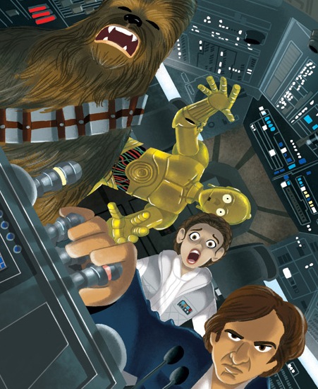 Image of "Never Tell Me The Odds" by James Silvani- Paper (13" x 19")