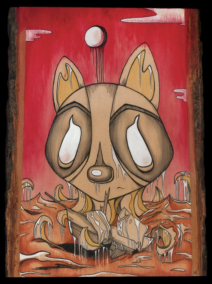 Image of "OCTOPUP" by Nathan Hamill- Original (8" x 11")
