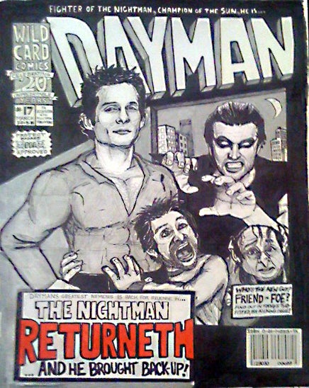 Image of "THE NIGHTMAN RETURNETH" by Scott Wampler- Original (16" x 21")