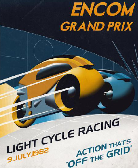 Image of "ENCOM Grand Prix" by Steve Thomas- ARTIST PROOF (14" x 17")
