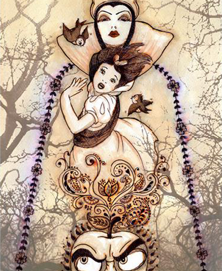 Image of "Flight From the Forest" by Regina Alphonso- Canvas (16" x 24")
