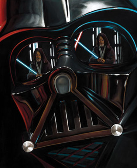 Image of "Darth Vader" by Chrisitan Waggoner- Premium Canvas (36" x 48")