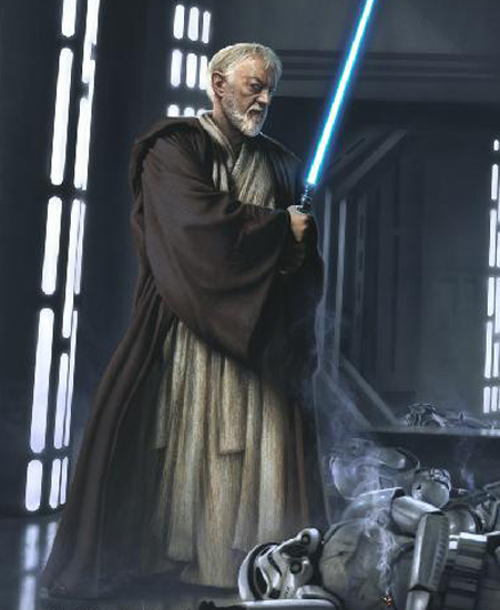 Image of "Knight of the Old Republic" by Jerry VanderStelt- Paper (17" x 22")