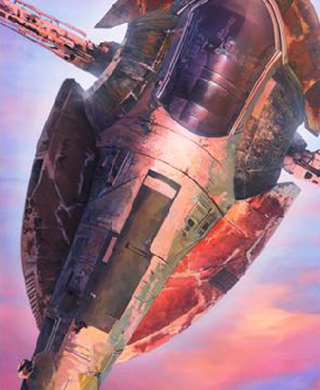 Image of "Hunter Prevails" by William Silvers- ARTIST PROOF Canvas (14.5" x 30")