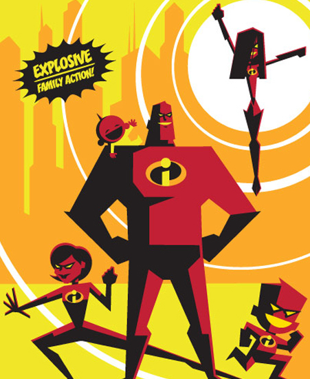 Image of "The Incredibles" by Eric Tan- Paper (13" x 19")