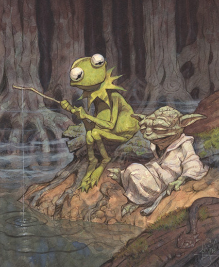 Image of "Easy Being Green It Is Not" by Peter de Seve- Paper (16" x 20")